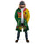 Guinea Bissau Cloak with Green Yellow Red Swirl Design - Wonder Print Shop