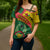 Guinea Bissau Cross Shoulder Shirt with Green Yellow Red Swirl Design - Wonder Print Shop