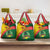 Guinea Bissau Grocery Bag with Green Yellow Red Swirl Design - Wonder Print Shop