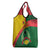 Guinea Bissau Grocery Bag with Green Yellow Red Swirl Design - Wonder Print Shop