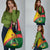 Guinea Bissau Grocery Bag with Green Yellow Red Swirl Design - Wonder Print Shop