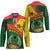 Guinea Bissau Hockey Jersey with Green Yellow Red Swirl Design - Wonder Print Shop