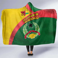 Guinea Bissau Hooded Blanket with Green Yellow Red Swirl Design - Wonder Print Shop