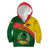 Guinea Bissau Kid Hoodie with Green Yellow Red Swirl Design - Wonder Print Shop