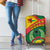 Guinea Bissau Luggage Cover with Green Yellow Red Swirl Design - Wonder Print Shop