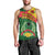 Guinea Bissau Men Tank Top with Green Yellow Red Swirl Design - Wonder Print Shop