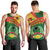 Guinea Bissau Men Tank Top with Green Yellow Red Swirl Design - Wonder Print Shop