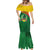 Guinea Bissau Mermaid Dress with Green Yellow Red Swirl Design - Wonder Print Shop