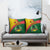 Guinea Bissau Pillow Cover with Green Yellow Red Swirl Design - Wonder Print Shop