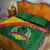 Guinea Bissau Quilt Bed Set with Green Yellow Red Swirl Design - Wonder Print Shop