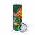Guinea Bissau Skinny Tumbler with Green Yellow Red Swirl Design - Wonder Print Shop