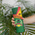 Guinea Bissau Skinny Tumbler with Green Yellow Red Swirl Design - Wonder Print Shop