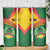 Guinea Bissau Skinny Tumbler with Green Yellow Red Swirl Design - Wonder Print Shop