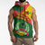 Guinea Bissau Sleeveless Hoodie with Green Yellow Red Swirl Design - Wonder Print Shop