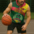 Guinea Bissau Sleeveless Zip Hoodie with Green Yellow Red Swirl Design - Wonder Print Shop