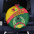 Guinea Bissau Spare Tire Cover with Green Yellow Red Swirl Design - Wonder Print Shop