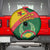 Guinea Bissau Spare Tire Cover with Green Yellow Red Swirl Design - Wonder Print Shop