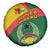Guinea Bissau Spare Tire Cover with Green Yellow Red Swirl Design - Wonder Print Shop