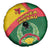 Guinea Bissau Spare Tire Cover with Green Yellow Red Swirl Design - Wonder Print Shop