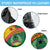 Guinea Bissau Spare Tire Cover with Green Yellow Red Swirl Design - Wonder Print Shop