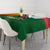 Guinea Bissau Tablecloth with Green Yellow Red Swirl Design - Wonder Print Shop