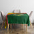 Guinea Bissau Tablecloth with Green Yellow Red Swirl Design - Wonder Print Shop