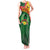 Guinea Bissau Tank Maxi Dress with Green Yellow Red Swirl Design - Wonder Print Shop