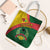 Guinea Bissau Tote Bag with Green Yellow Red Swirl Design - Wonder Print Shop