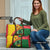 Guinea Bissau Travel Bag with Green Yellow Red Swirl Design - Wonder Print Shop