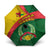 Guinea Bissau Umbrella with Green Yellow Red Swirl Design - Wonder Print Shop