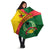 Guinea Bissau Umbrella with Green Yellow Red Swirl Design - Wonder Print Shop