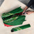 Guinea Bissau Umbrella with Green Yellow Red Swirl Design - Wonder Print Shop