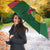 Guinea Bissau Umbrella with Green Yellow Red Swirl Design - Wonder Print Shop