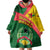 Guinea Bissau Wearable Blanket Hoodie with Green Yellow Red Swirl Design - Wonder Print Shop