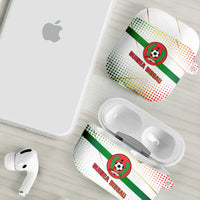 Guinea Bissau AirPods Case with White Green Red Gradient Design - Wonder Print Shop