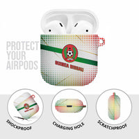 Guinea Bissau AirPods Case with White Green Red Gradient Design - Wonder Print Shop