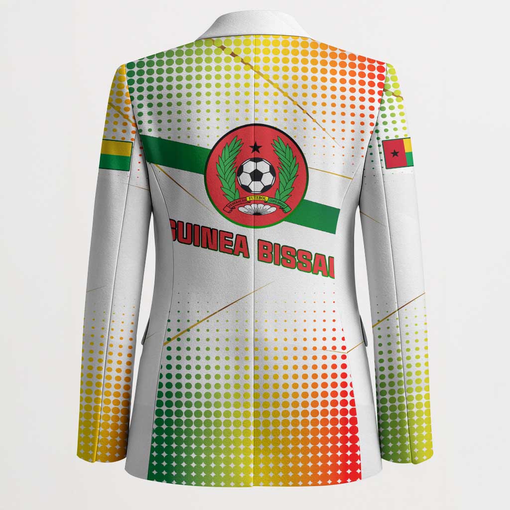 Guinea Bissau Blazer with White Green Red Gradient Design - Wonder Print Shop
