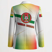 Guinea Bissau Blazer with White Green Red Gradient Design - Wonder Print Shop
