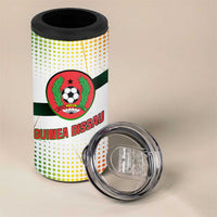 Guinea Bissau 4 in 1 Can Cooler Tumbler with White Green Red Gradient Design - Wonder Print Shop