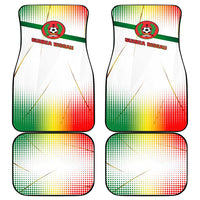 Guinea Bissau Car Mats with White Green Red Gradient Design - Wonder Print Shop