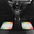Guinea Bissau Car Mats with White Green Red Gradient Design - Wonder Print Shop