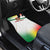 Guinea Bissau Car Mats with White Green Red Gradient Design - Wonder Print Shop