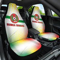 Guinea Bissau Car Seat Cover with White Green Red Gradient Design - Wonder Print Shop