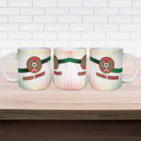 Guinea Bissau Ceramic Mug with White Green Red Gradient Design - Wonder Print Shop