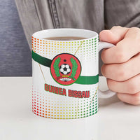 Guinea Bissau Ceramic Mug with White Green Red Gradient Design - Wonder Print Shop