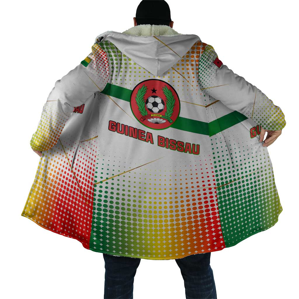 Guinea Bissau Cloak with White Green Red Gradient Design - Wonder Print Shop