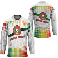 Guinea Bissau Hockey Jersey with White Green Red Gradient Design - Wonder Print Shop