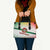 Guinea Bissau Leather Bag with White Green Red Gradient Design - Wonder Print Shop