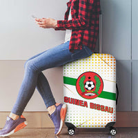 Guinea Bissau Luggage Cover with White Green Red Gradient Design - Wonder Print Shop