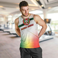 Guinea Bissau Men Tank Top with White Green Red Gradient Design - Wonder Print Shop